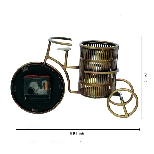 Iron_Pen_Holder/Flower_pot_With_Watch