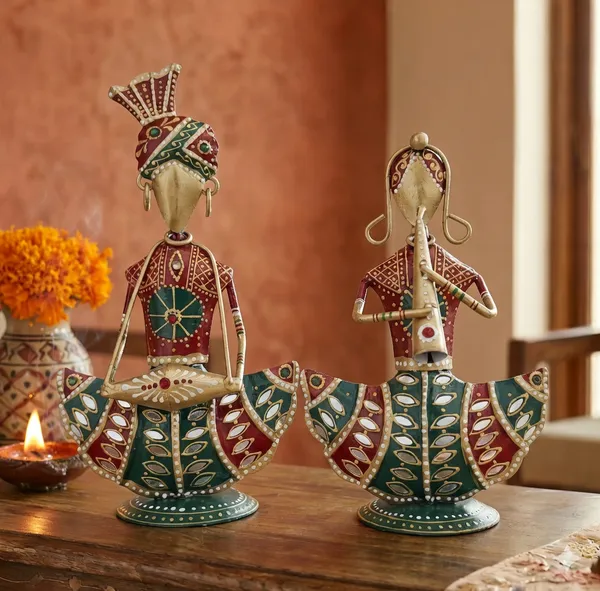 Handcrafted_Metal_Rajasthani_Tribal_T_light_Musician_Sitting_Showpiece_Set_of_2_(9_Inch)