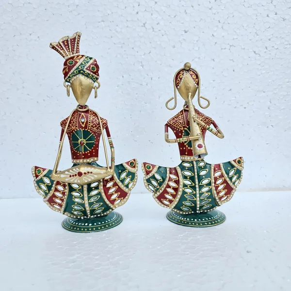 Handcrafted_Metal_Rajasthani_Tribal_T_light_Musician_Sitting_Showpiece_Set_of_2_(9_Inch)