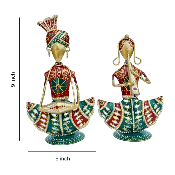 Handcrafted_Metal_Rajasthani_Tribal_T_light_Musician_Sitting_Showpiece_Set_of_2_(9_Inch)