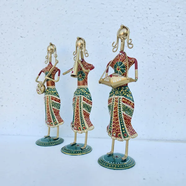 Handcrafted_Metal_Tribal_Musician_Showpiece_Set_of_3_(12_Inch)