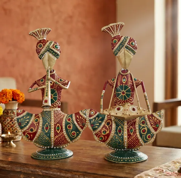 Handcrafted_Metal_Rajasthani_Tribal_Musician_Sitting_Showpiece_Set_of_2_(9_Inch)