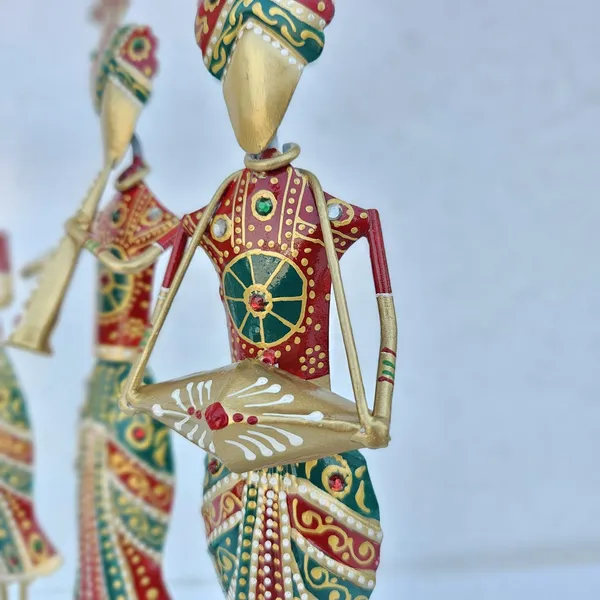 Handcrafted_Metal_Rajasthani_Tribal_Musician_Sitting_Showpiece_Set_of_2_(9_Inch)