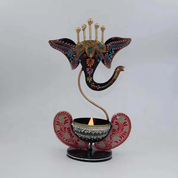 HANDICRAFY_VINAYAKA/_GANESHA_JI_/_IRON_TABLE_DECORATIVE_SHOWPIECE_TEALIGHT_CANDLE_HOLDER_/_DIYA_HOLDER_/_LOBAN_DHOOP_/_INCENSE_BURNER_/_GANESHA_TEA_LIGHT_CANDLE_HOLDER_FOR_DEWALI_DECORATION,_DIWALI_GIFT,_CORPORATE_GIFT,_TABLE_DECOR,_POOJA_ROOM_DECOR