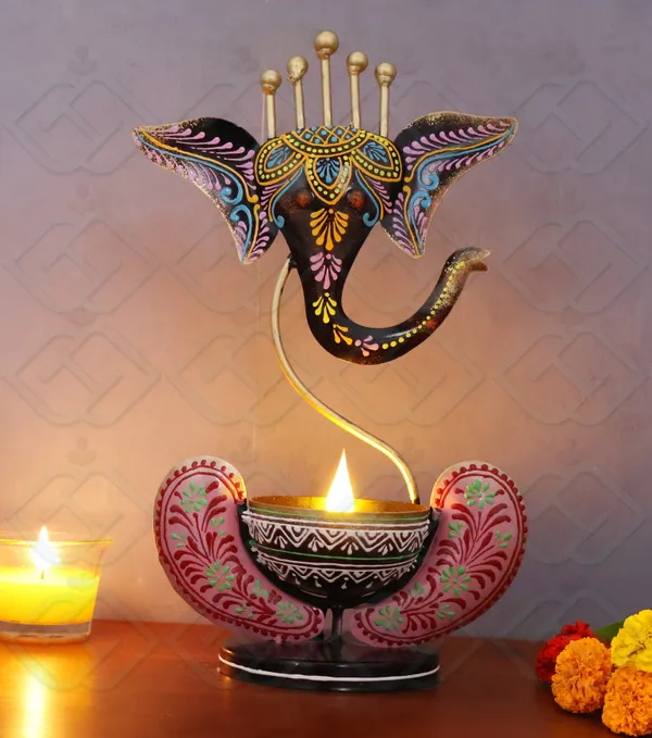HANDICRAFY_VINAYAKA/_GANESHA_JI_/_IRON_TABLE_DECORATIVE_SHOWPIECE_TEALIGHT_CANDLE_HOLDER_/_DIYA_HOLDER_/_LOBAN_DHOOP_/_INCENSE_BURNER_/_GANESHA_TEA_LIGHT_CANDLE_HOLDER_FOR_DEWALI_DECORATION,_DIWALI_GIFT,_CORPORATE_GIFT,_TABLE_DECOR,_POOJA_ROOM_DECOR