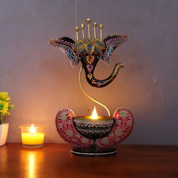 HANDICRAFY_VINAYAKA/_GANESHA_JI_/_IRON_TABLE_DECORATIVE_SHOWPIECE_TEALIGHT_CANDLE_HOLDER_/_DIYA_HOLDER_/_LOBAN_DHOOP_/_INCENSE_BURNER_/_GANESHA_TEA_LIGHT_CANDLE_HOLDER_FOR_DEWALI_DECORATION,_DIWALI_GIFT,_CORPORATE_GIFT,_TABLE_DECOR,_POOJA_ROOM_DECOR