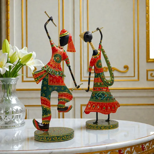 Handcrafted_Rajasthani_Dandiya_Dance_Metal_Figurines_(Set_of_2)_–_Vibrant_Iron_Folk_Art_Statues_for_Home_Decor,_Living_Room_&_Festive_Gifting_–_12.5"_Height
