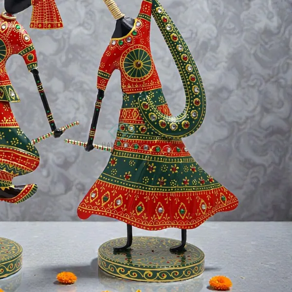 Handcrafted_Rajasthani_Dandiya_Dance_Metal_Figurines_(Set_of_2)_–_Vibrant_Iron_Folk_Art_Statues_for_Home_Decor,_Living_Room_&_Festive_Gifting_–_12.5"_Height