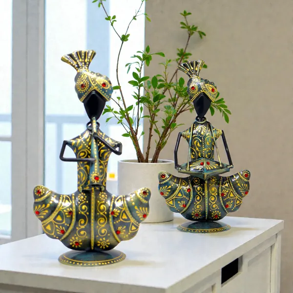 Handicrafy_Handcrafted_Metal_Musician_Couple_Showpiece_Set_of_2_|_Rustic_Blue–Gold_Finish_Iron_Figurines_for_Home_&_Office_Décor_(23_×_13_CM)