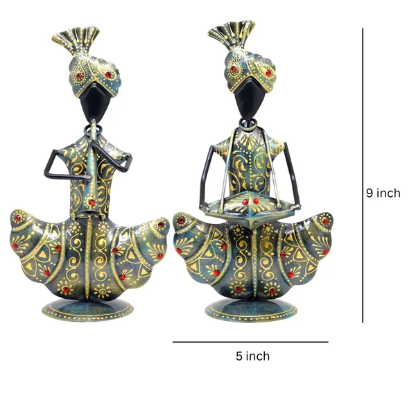 Handicrafy_Handcrafted_Metal_Musician_Couple_Showpiece_Set_of_2_|_Rustic_Blue–Gold_Finish_Iron_Figurines_for_Home_&_Office_Décor_(23_×_13_CM)