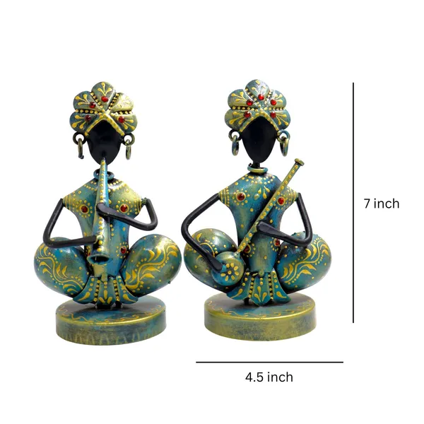 Handicrafy_Rustic_Blue_Sitting_Musician_Couple_Showpiece_|_18_cm_Metal_Handmade_Rajasthani_Figurines_|_Traditional_Home_Decor_Set_of_2