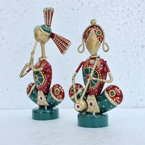 Handcrafted_Metal_Rajasthani_Tribal_Musician_Sitting_Showpiece_Set_of_2_(7_Inch)