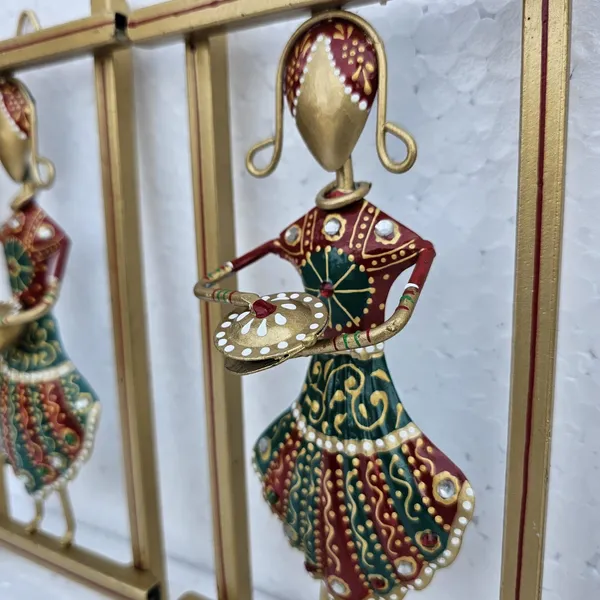Handcrafted_Metal_Rajasthani_Tribal_Musician_Wall_Hanging_Frame_Set_of_3_(9.5_Inch)
