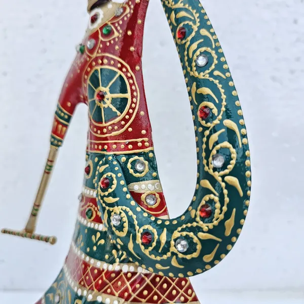 Handcrafted_Metal_Rajasthani_Tribal_Dancing_Couple_Showpiece_Set_of_2_(12_Inch_)