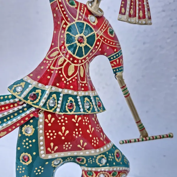 Handcrafted_Metal_Rajasthani_Tribal_Dancing_Couple_Showpiece_Set_of_2_(12_Inch_)