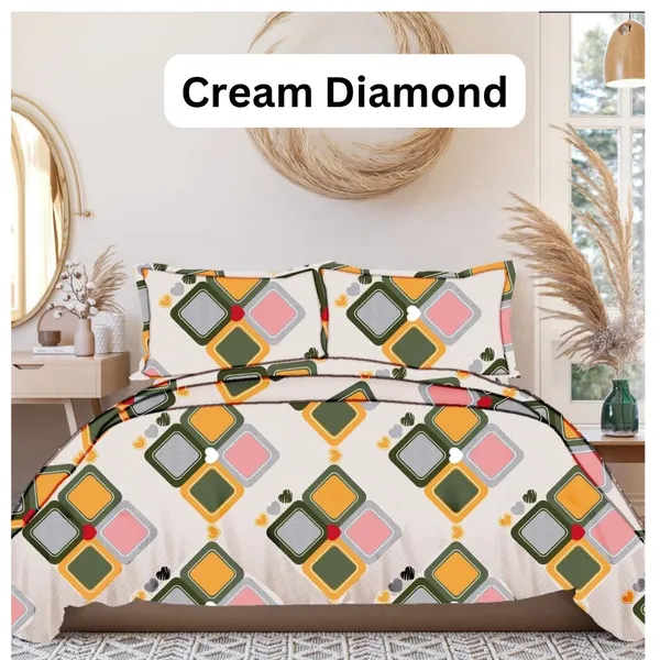 King_Size_Flat_Bed_sheet_with_2_pillow_covers_108X108_INCHES