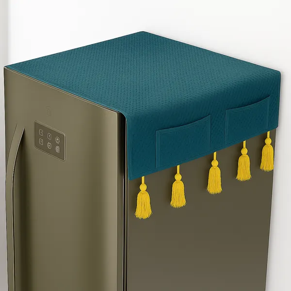 PURE_COTTON_FRIDGE_TOP_COVER_WITH_TASSLES