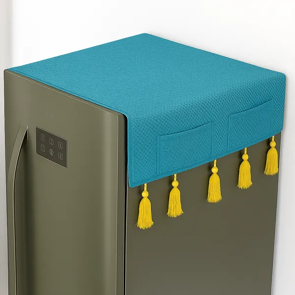 PURE_COTTON_FRIDGE_TOP_COVER_WITH_TASSLES