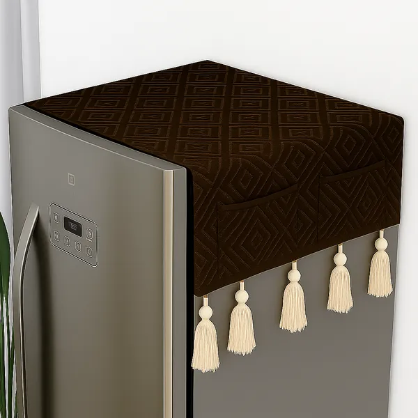 PURE_COTTON_FRIDGE_TOP_COVER_WITH_TASSLES