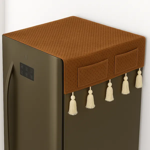PURE_COTTON_FRIDGE_TOP_COVER_WITH_TASSLES