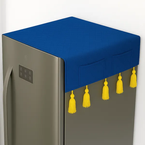VELVET_FRIDGE_TOP_COVER_WITH_TASSLES