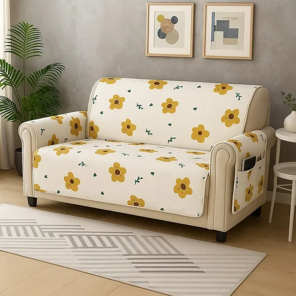 Polyester_Quilted_Printed__Sofa_Cover_for_3_Seater_Sofa_with_Pockets_on_Armrest_Cover