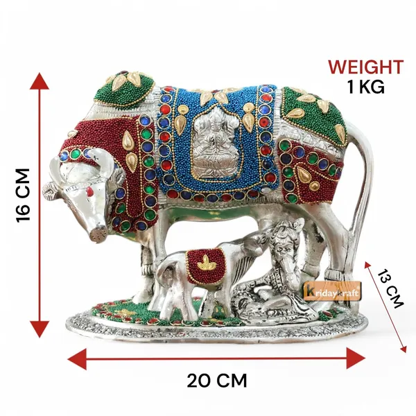 Gold_Plated_Kamdhenu_Cow_with_Calf_Metal_Statue_for_Good_Luck_Feng_Shui_&_Vastu_Showpiece_Religious_Idol_Fingures_for_Home_and_Office_Table_Decor