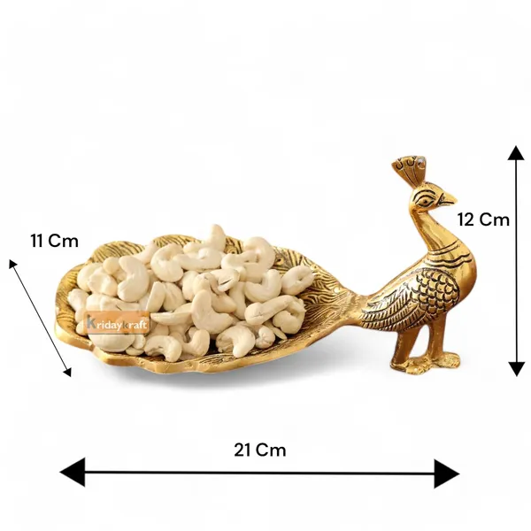 Hand_Crafted_Metal_Duck_Wing_Shape_Tray_Perfect_for_Home_Centre_Table_Serving_Dry_Fruits_(Golden,_Pack_of_1)