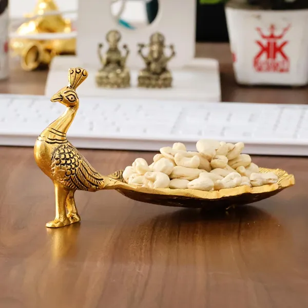 Hand_Crafted_Metal_Duck_Wing_Shape_Tray_Perfect_for_Home_Centre_Table_Serving_Dry_Fruits_(Golden,_Pack_of_1)