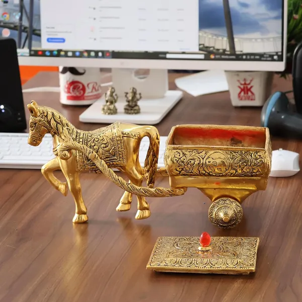 Horse_Cart_Aluminium_Statue_Gold_Plated_Horse_Cart_Murti_Showpiece_Religious_Figurines_Gift_Article_for_Home_and_Office_Table_and_Car_Dashboard_Decor_(Golden)