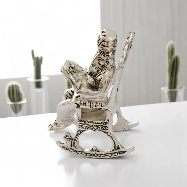 Metal_Chair_Ganesh_ganpati_Idol_with_Reading_Ramayan