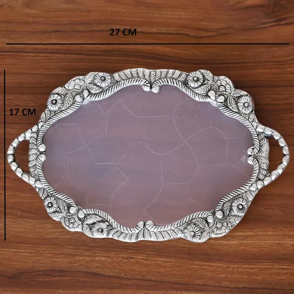 Decorative_Fiber_Tray_with_Metal_Floral_Border,_25_cm_Diameter