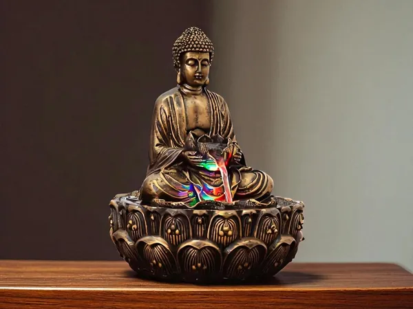 KridayKraft_Meditating_Buddha_Water_Fountain_Idol_Polyresin_Lotus_Water_Fountain_Showpiece_for_Home_Garden_Living_Room_Decor_Decoration_Gift_Items,