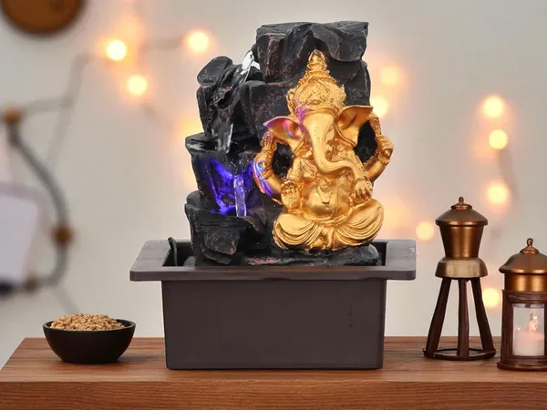 KridayKraft_Ganesh_Waterfall_Design_Table_top_Colour_Changing_Lights_Fountain_Polyresin_Showpiece_for_Home_Garden_Living_Room_Decor_Decoration_Gift_Items,_30_CM_1.3_kg