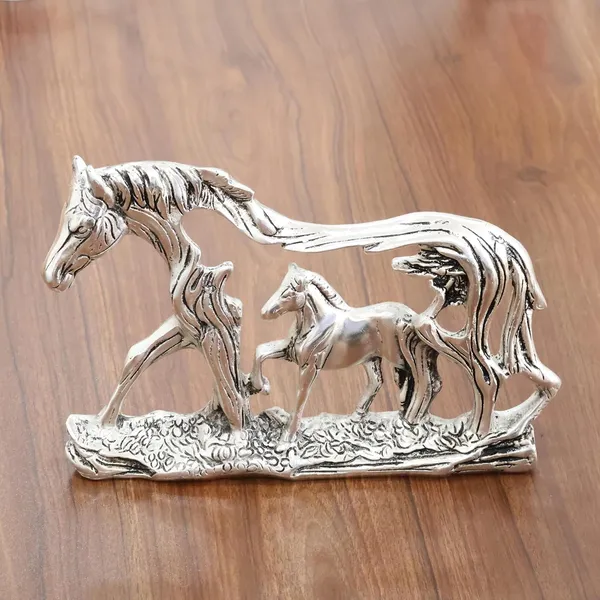 KridayKraft_Golden_Elegant_Metal_Horse_Family_Showpiece_Metal_Statue_for_Wealth,_Income_and_Bright_Future_&_Feng_Shui_&_Vastu_Decorative_Desk_&_Living_Room_Décor,_Ideal_Gift_for_Horse_Lovers