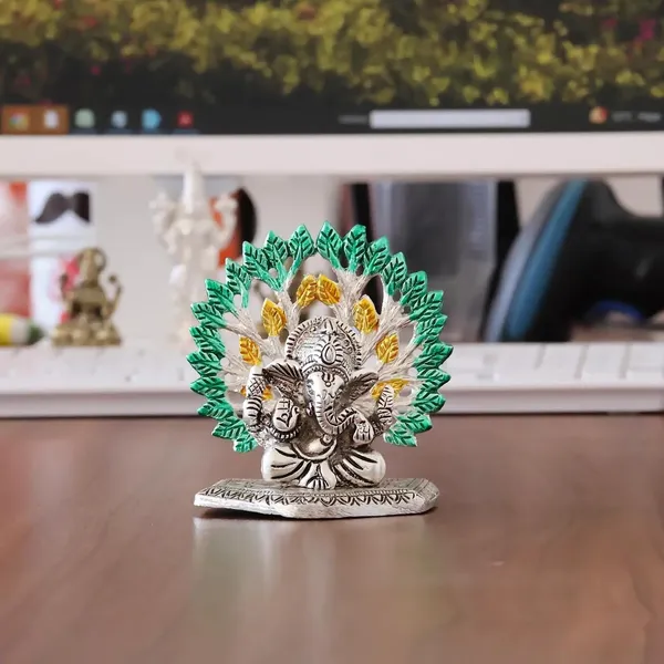 Metal_Home_Decorative_kalpavriksha_tree_With_Ganesh_ji_Idols_Silver_Plated