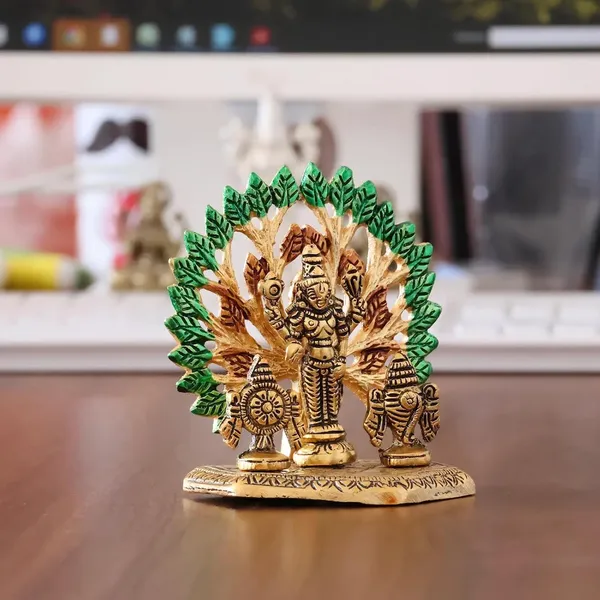 Metal_Home_Decorative_kalpavriksha_tree_With_Tirupati_Bala_ji_Idols_Gold_Plated