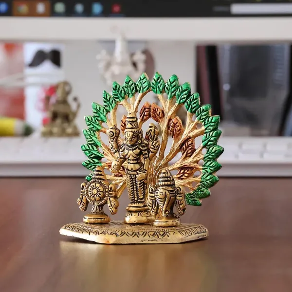 Metal_Home_Decorative_kalpavriksha_tree_With_Tirupati_Bala_ji_Idols_Gold_Plated