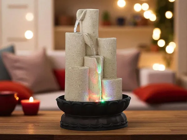 KridayKraft_Decorative_Waterfall_Design_Table_top_Colour_Changing_Lights_Fountain_Polyresin_Showpiece_for_Home_Garden_Living_Room_Decor_Decoration_Gift_Items,_30_CM_1.2_kg