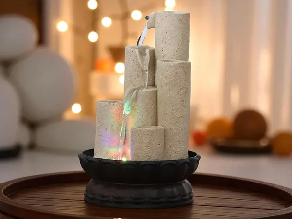 KridayKraft_Decorative_Waterfall_Design_Table_top_Colour_Changing_Lights_Fountain_Polyresin_Showpiece_for_Home_Garden_Living_Room_Decor_Decoration_Gift_Items,_30_CM_1.2_kg