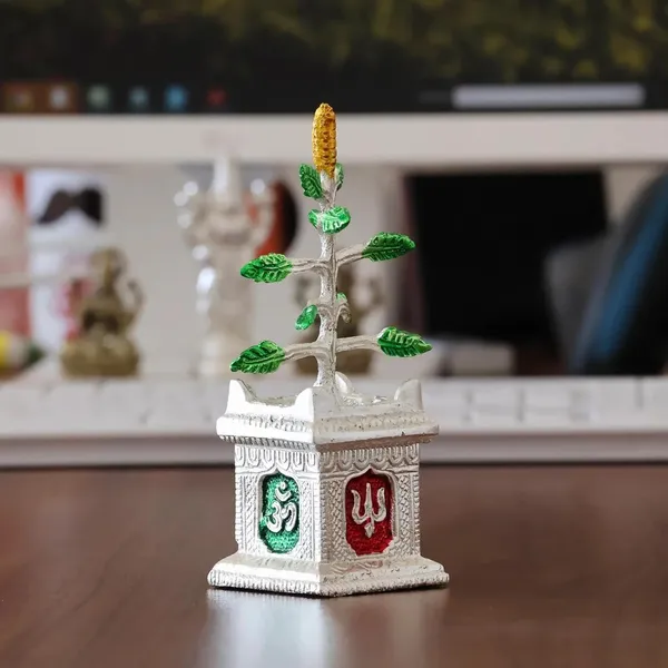 Spiritual_Graceful_Tulsi_Plant_Artifical_Decorative_Showpiece_Figurine_for_Pooja_Room,