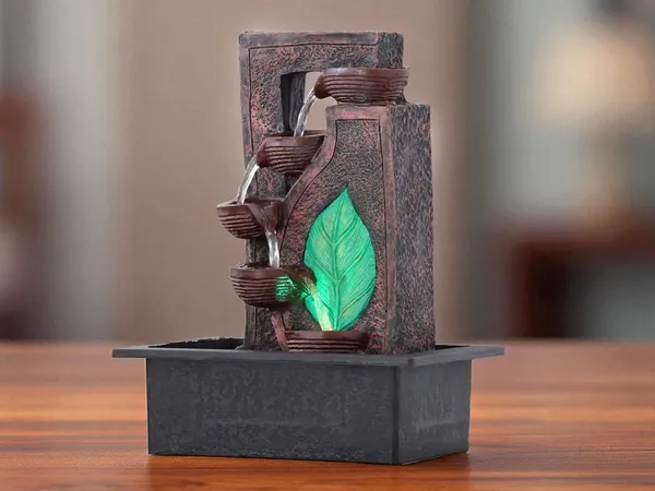 KridayKraft_Decorative_Waterfall_Design_Table_top_Colour_Changing_Lights_Fountain_Polyresin_Showpiece_for_Home_Garden_Living_Room_Decor_Decoration_Gift_Items,_40_CM_1.9_kg