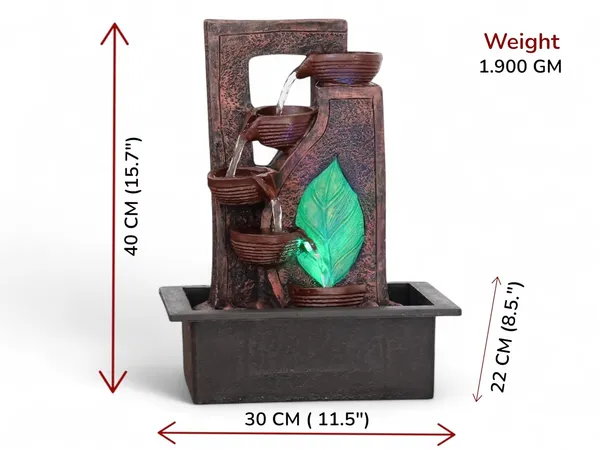 KridayKraft_Decorative_Waterfall_Design_Table_top_Colour_Changing_Lights_Fountain_Polyresin_Showpiece_for_Home_Garden_Living_Room_Decor_Decoration_Gift_Items,_40_CM_1.9_kg