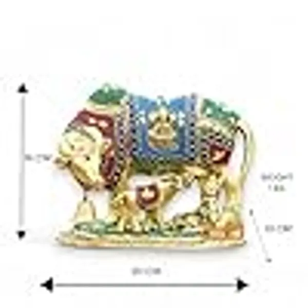 Kamdhenu_Cow,Calf_with_Bal_Gopal_Krishna_Metal_Statue_Embellished_with_Gemstones_for_Good_Luck,Feng_Shui,Vastu,Religious_Gau_MATA