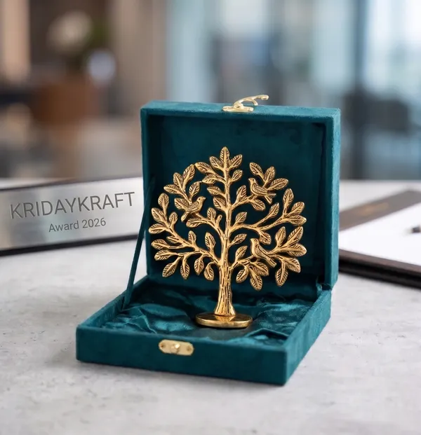 Kridaykraft_Gold_Finish_Kalpavriksha_Tree_with_Decorative_Velvet_Gift_Box_–_Spiritual_Figurine_for_Home_Decor,_Office_Table,_and_Corporate_Gifting_–_Auspicious_Metal_Art_Showpiece.