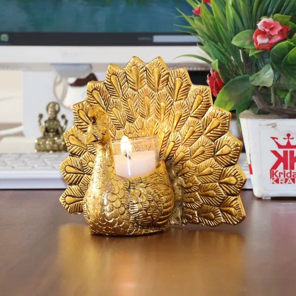 Kridaykraft_Metal_Dancing_Peacock_Candle_Holder_Vastu_Figurine_for_Good_Luck_and_Love_|_Candle_Holder_for_Home_Dcor_Tabletop_Living_Room_Office_|_Showpiece_Statue_for_Gifting