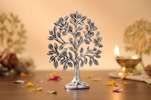 Kridaykraft_Metal_Kalpavriksha_Tree_Showpiece_for_Vastu_|_Silver_Kalpvriksha_Wish_Fulfilling_Tree_for_Home_Decor,_Office_Desk_&_Gifting_(Standard_Size)