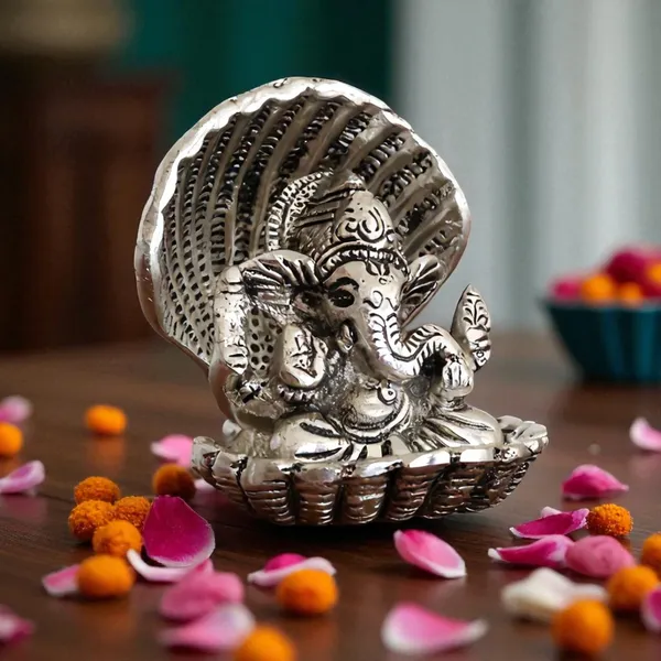 Silver_Plated_Ganesha_Ji_In_Sheep_For_Pooja_Room_Showpiece_For_Room