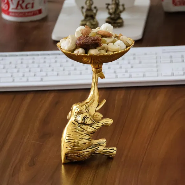 Metal_Baby_Elephant_Trunkup_Showpiece_Dry_Fruit_Bowl_Showpiece_Silver_Polish_for_Your_Home,Office_Table_Decorative,Elephant_Showpiece_Bowl_for_Gift,Animal_Figurines