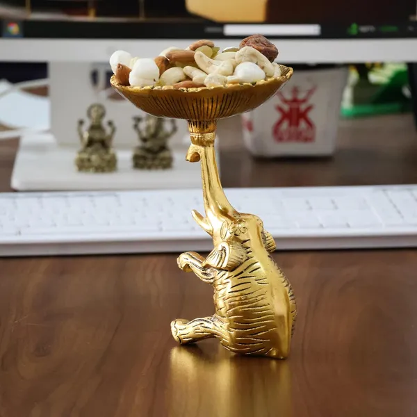 Metal_Baby_Elephant_Trunkup_Showpiece_Dry_Fruit_Bowl_Showpiece_Silver_Polish_for_Your_Home,Office_Table_Decorative,Elephant_Showpiece_Bowl_for_Gift,Animal_Figurines